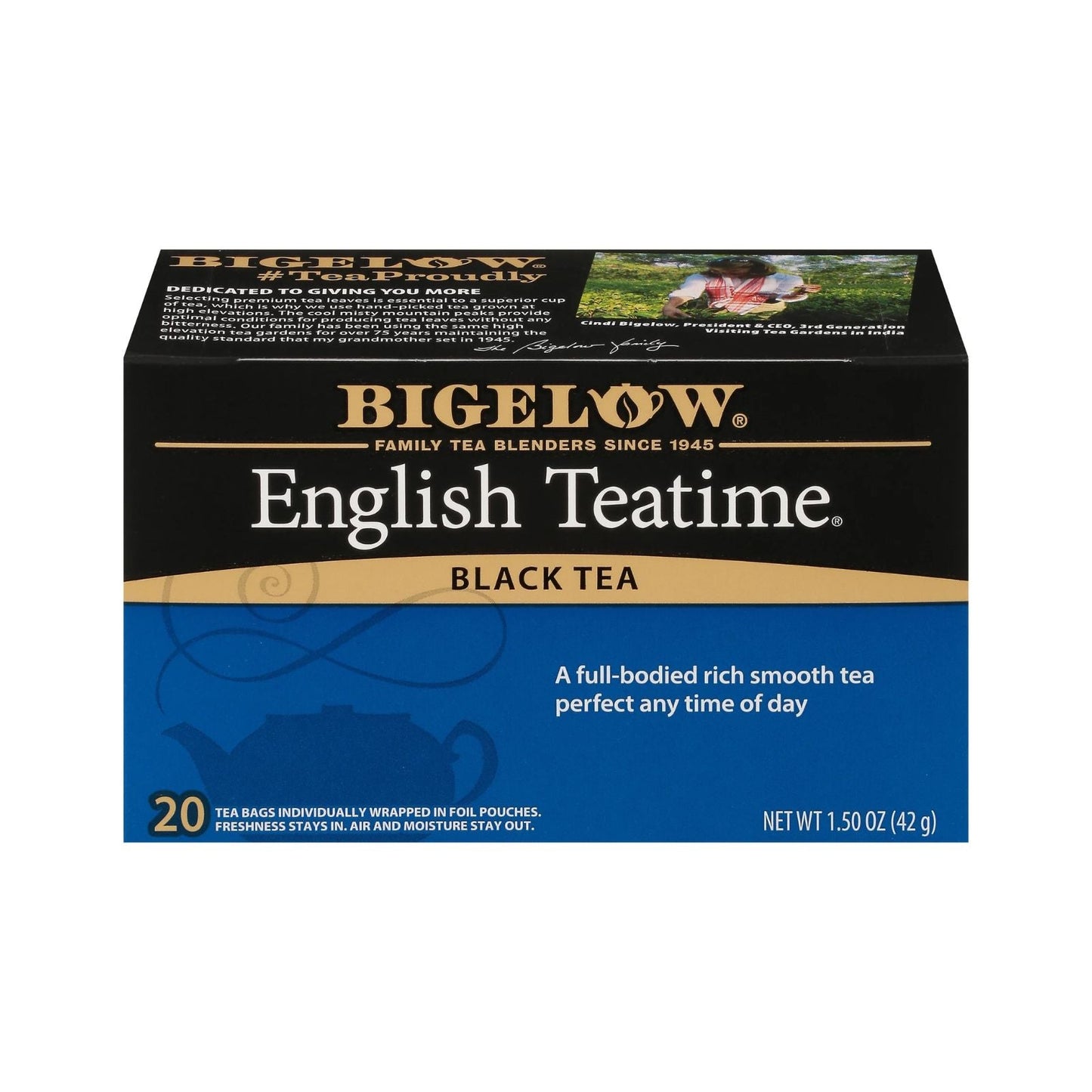 BLACK TEA ENGLISH TEATIME 20 UN BIGELOW