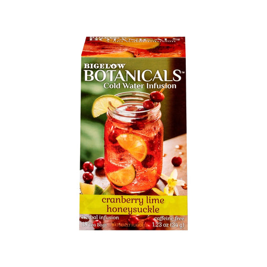 TE BOTANICALS CRANBERRY LIME HONEYSUCLE 18 UN BIGELOW