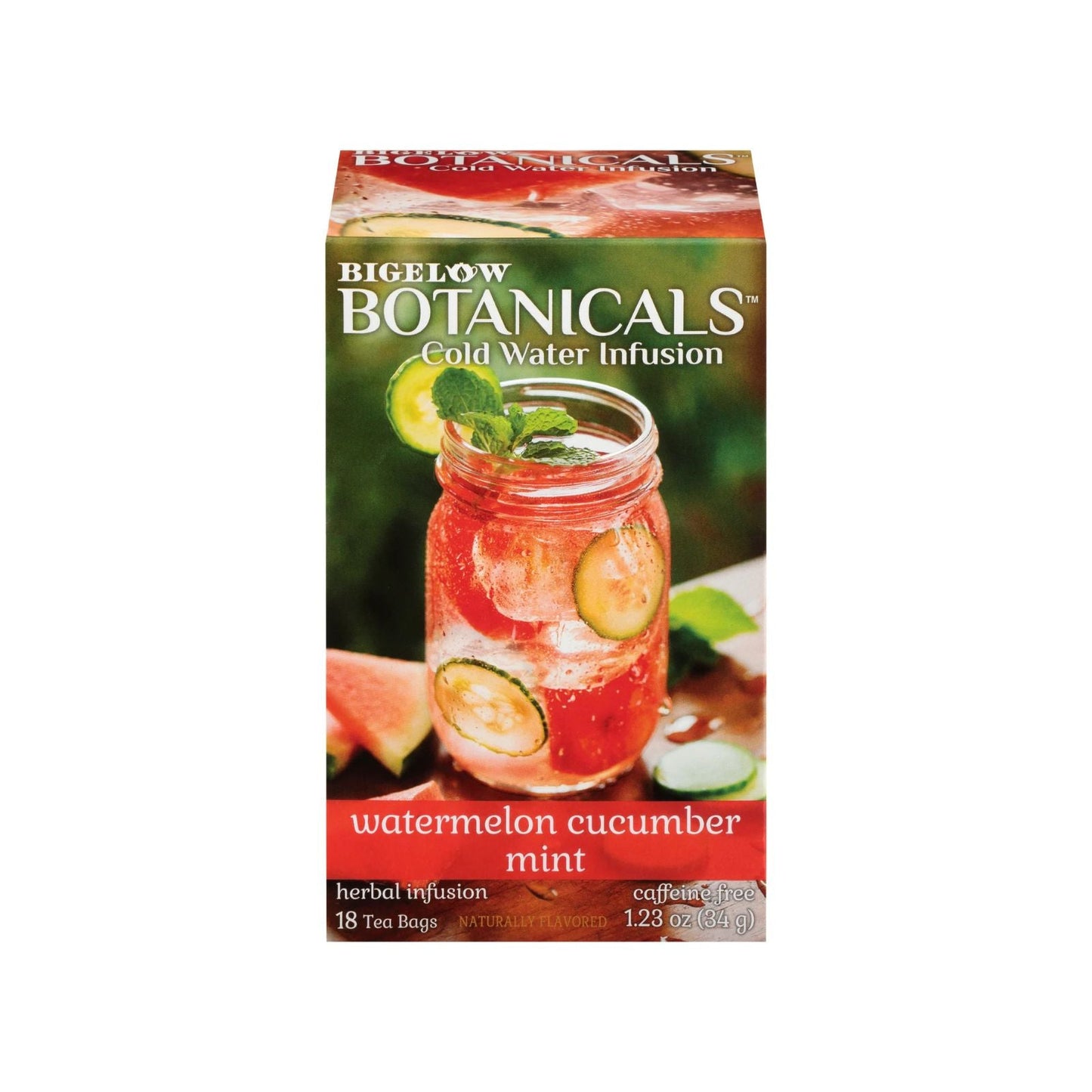 TE BOTANICAL WATERMELON CUCUMBER MINT 18 UN BIGELOW