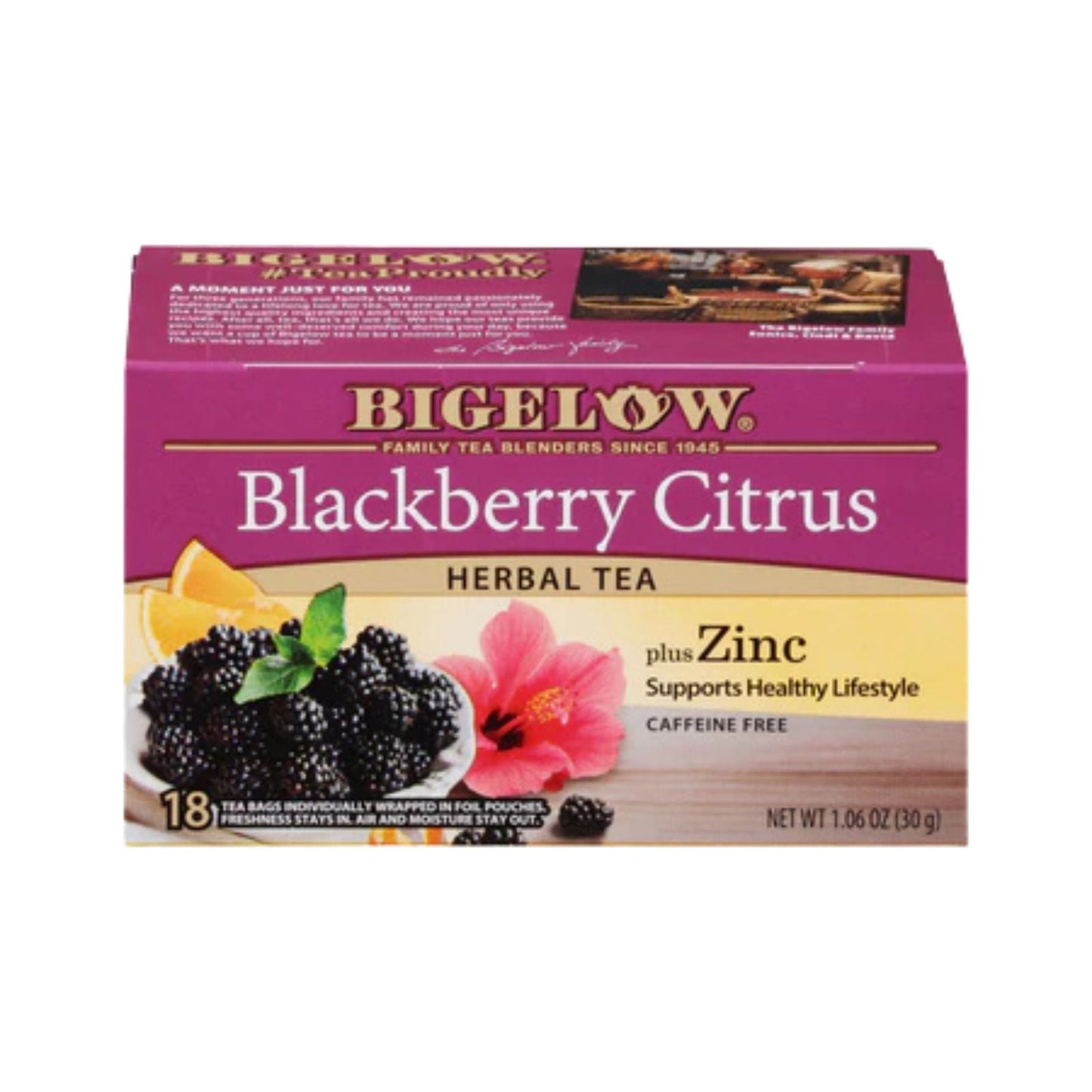 HERBAL TEA BLACKBERRY CITRUS 18 UN BIGELOW