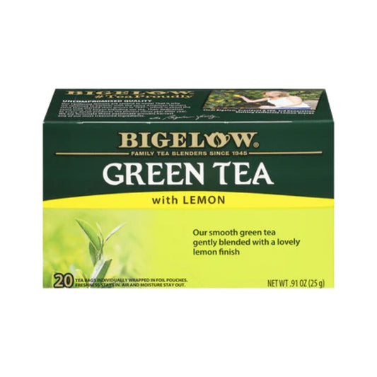 GREEN TEA WITH LEMON 20 UN BIGELOW