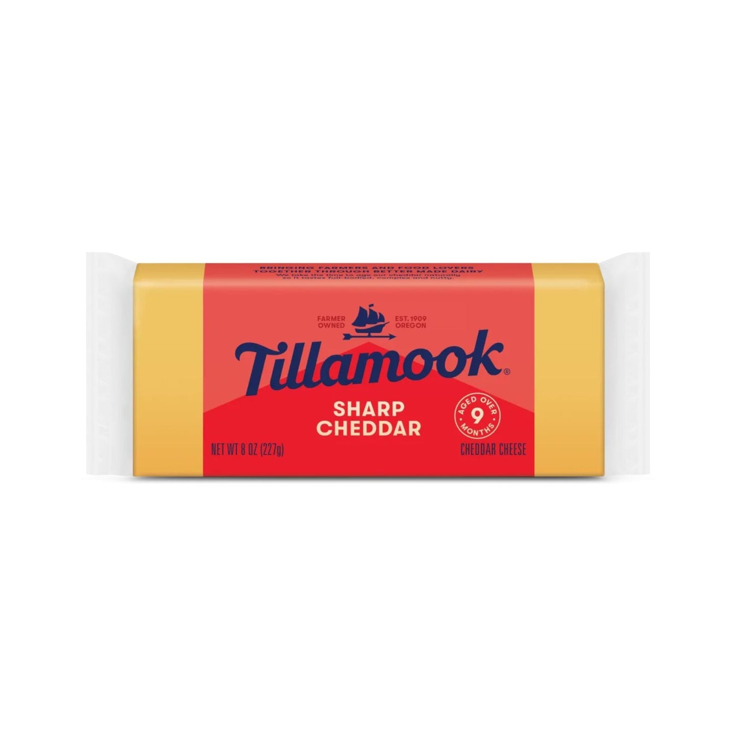 QUESO SHARP CHEDDAR 8 OZ TILLAMOOK