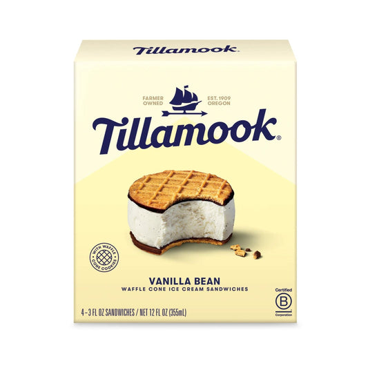 VANILLA BEAN SANDWICH 355 ML TILLAMOOK