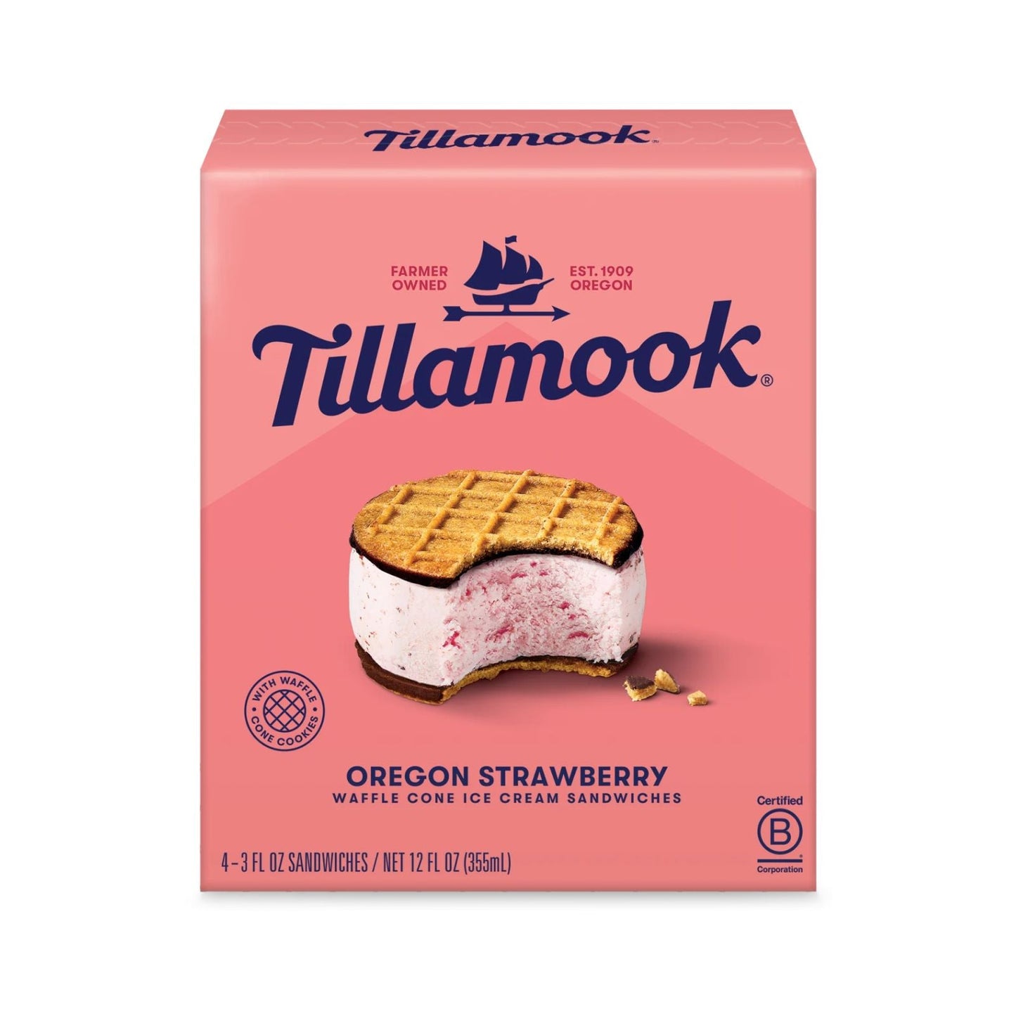 OREGON STRAWBERRY SANDWICH 355 ML TILLAMOOK