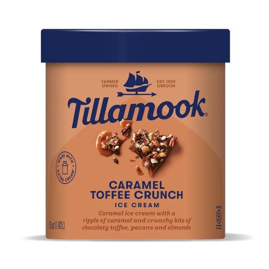 HELADO CARAMEL TOFFE CRUNCH 1.42 LT TILLAMOOK