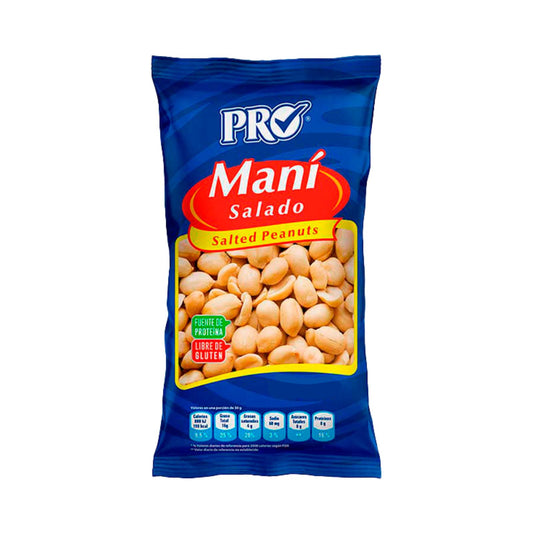 MANI SALADO 18 GR PRO SNACKS