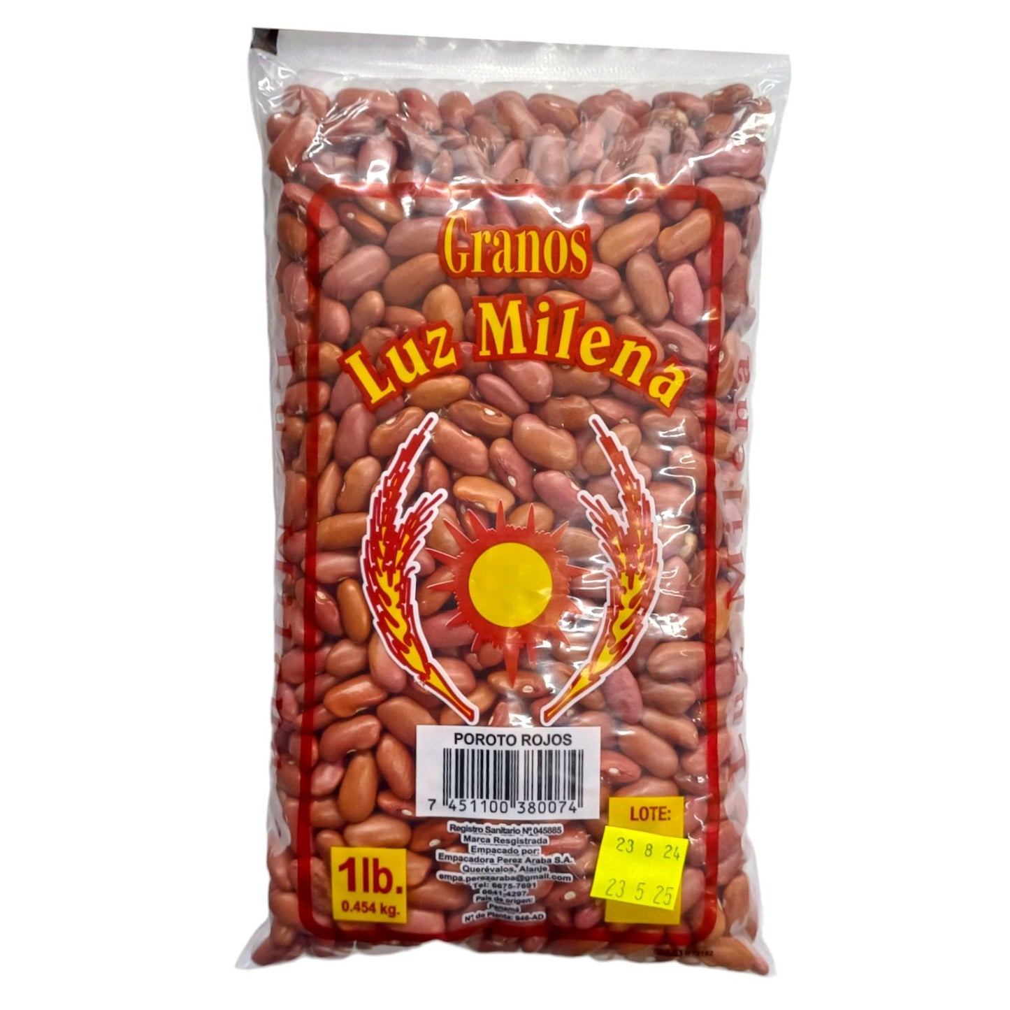 POROTOS ROJOS 454 GR GRANOS LUZ MILENA