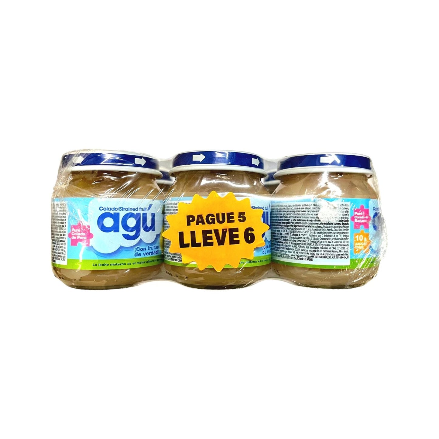 COLADO VIDRIO PAGUE 5 YLLEVE 6 PACK AGU