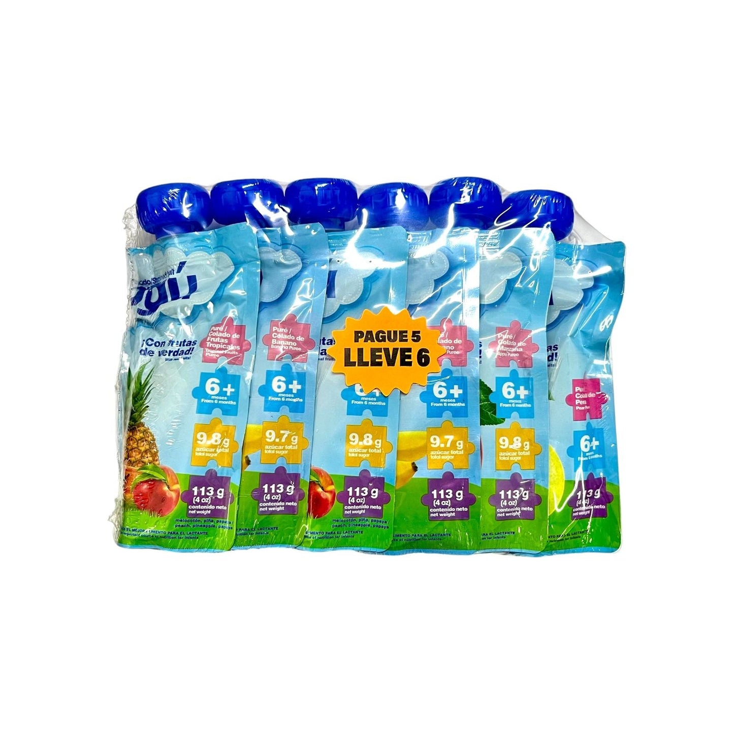 COLADOS  DOYPACK PAGUE 5 Y LLEVEE 6 PACK AGU