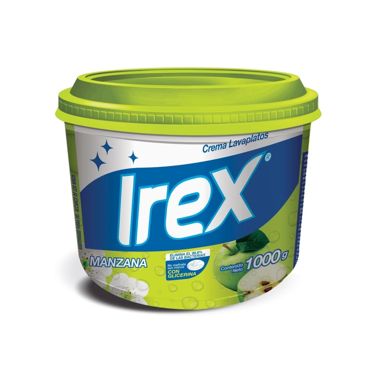 CREMA LAVAPLATOS MANZANA 1 KG IREX