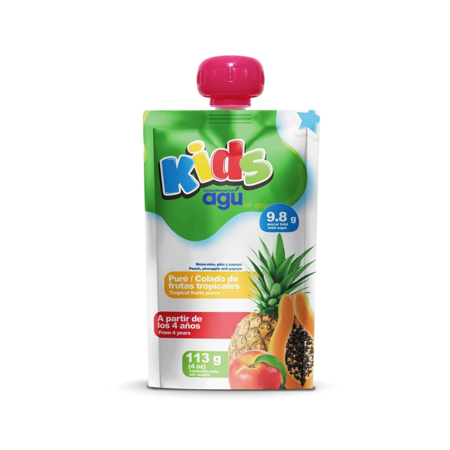 COLADO FRUTAS TROPICAL DOYPACK KIDS 113GR AGU