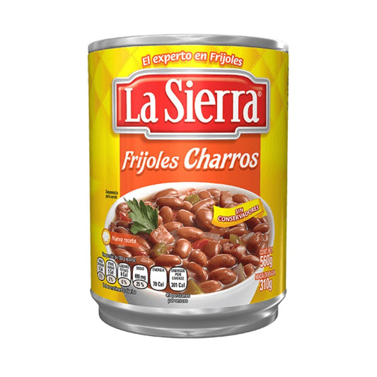 FRIJOLES CHARROS 560 GR LA SIERRA