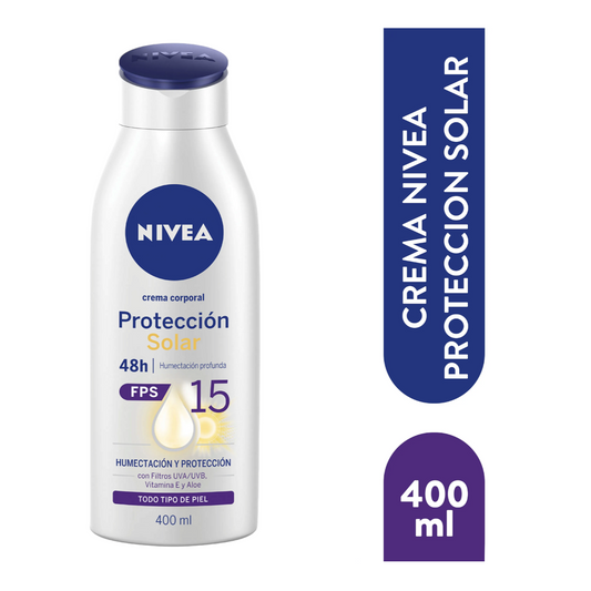 CREMA CORPORAL PROTECCION SOLAR 48 HORAS 400 ML NIVEA