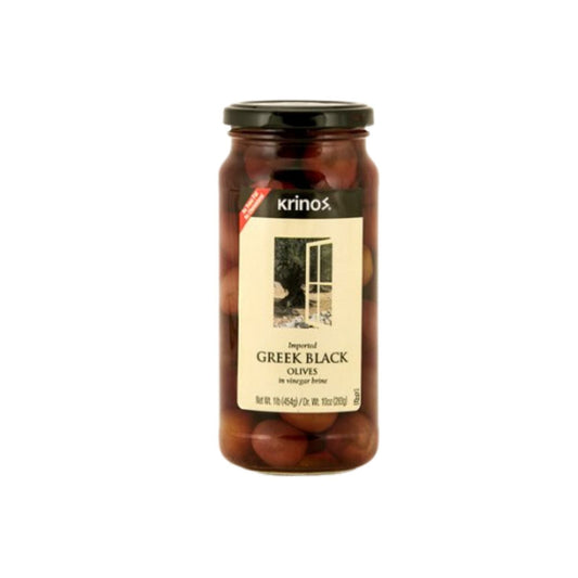 GREEK BLACK OLIVES 1 LB KRINOS