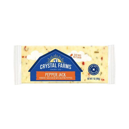 QUESO PEPPER JACK 7 OZ CRYSTAL FARMS