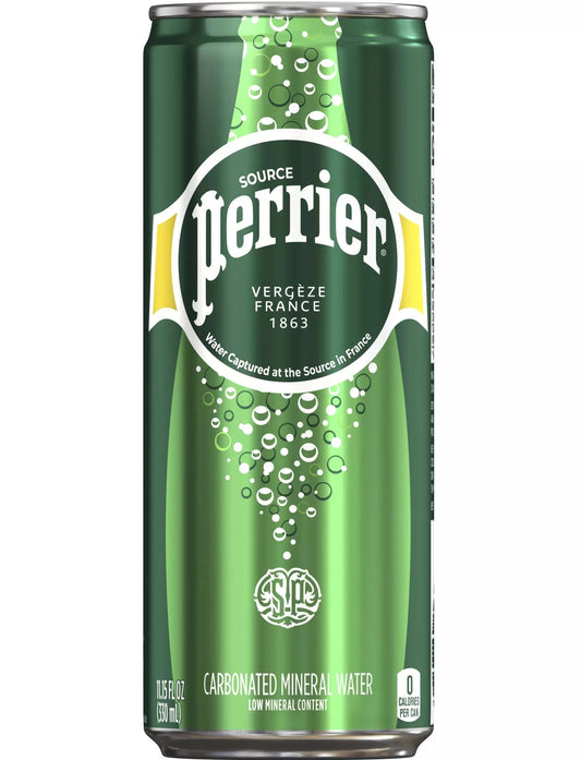 AGUA MINERAL CON GAS SLIM CAN 250 ML PERRIER