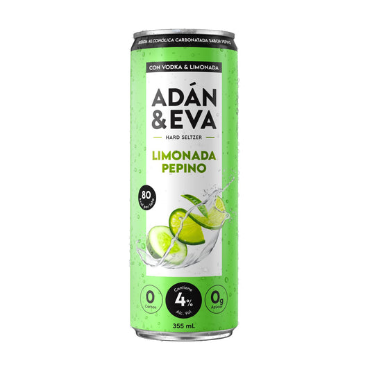 BEBIDA ALCOHOLICA PEPINO LEMONADE 355 ML ADAN & EVA