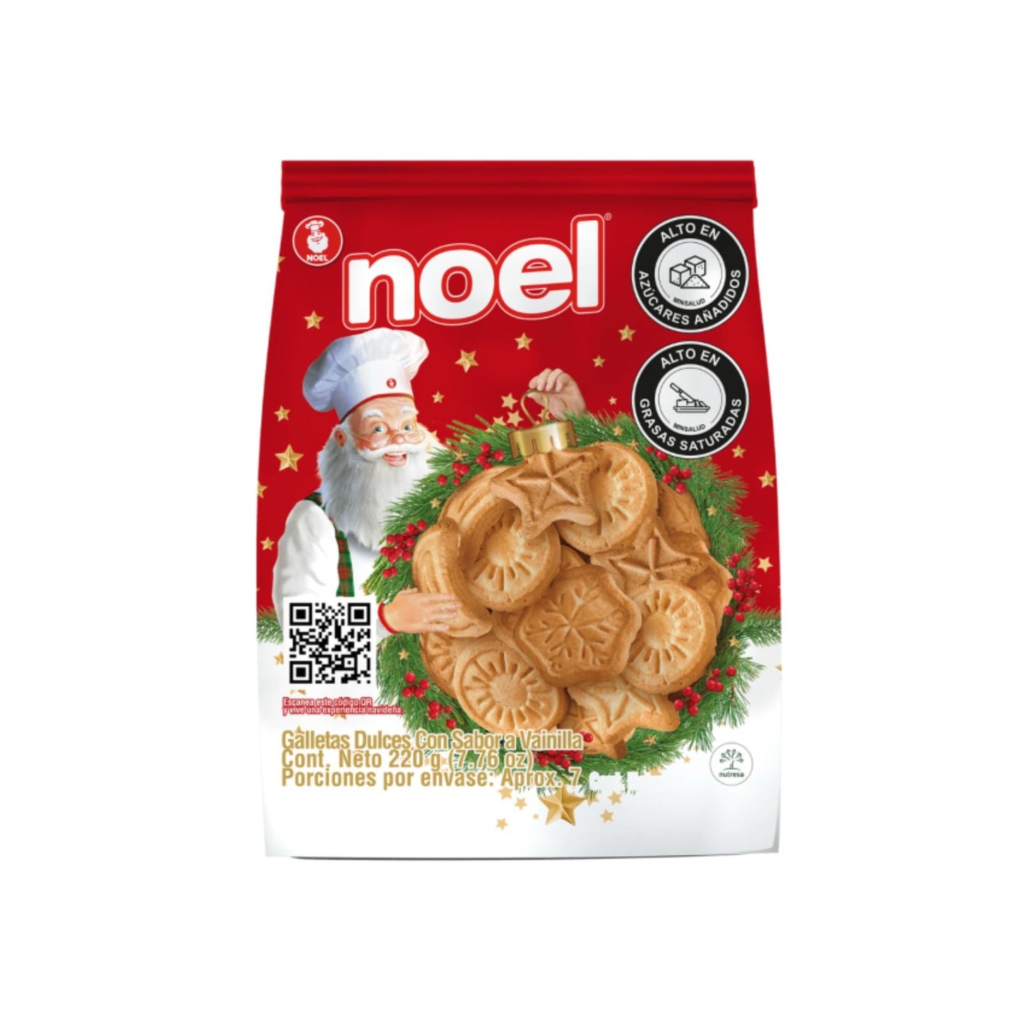 GALLETAS NAVIDEÑAS 220 GR NOEL