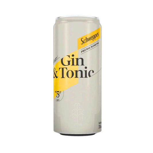 BEBIDA ALCOHOLICA GIN TONIC 310 ML SCHWEPPES