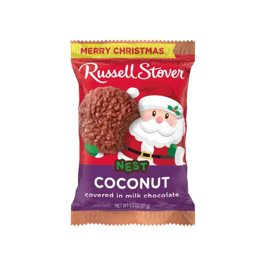 COCONUT COVERED IN MILK CHOCOLATE 13 OZ RUSSEL STOVER