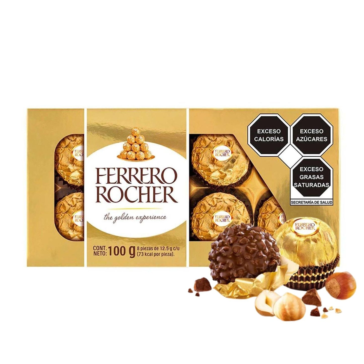 CHOCOLATE FERRERO ROCHER CAJA 100GR FERRERO