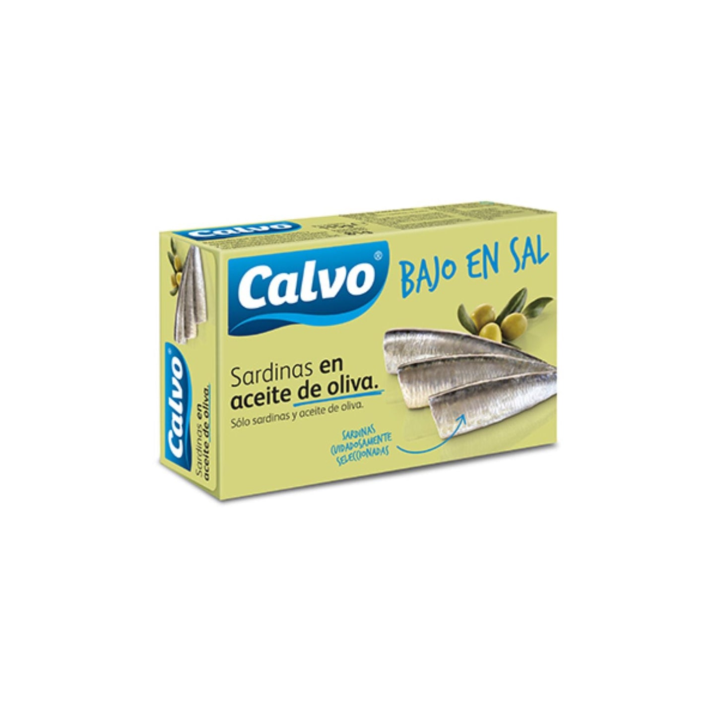 SARDINA EN ACEITE DE OLIVA BAJO EN SAL 15 GR CALVO