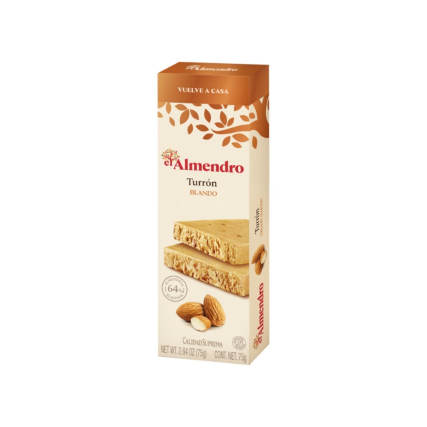 TURRON BLANDO 75 GR DELAVIUDA