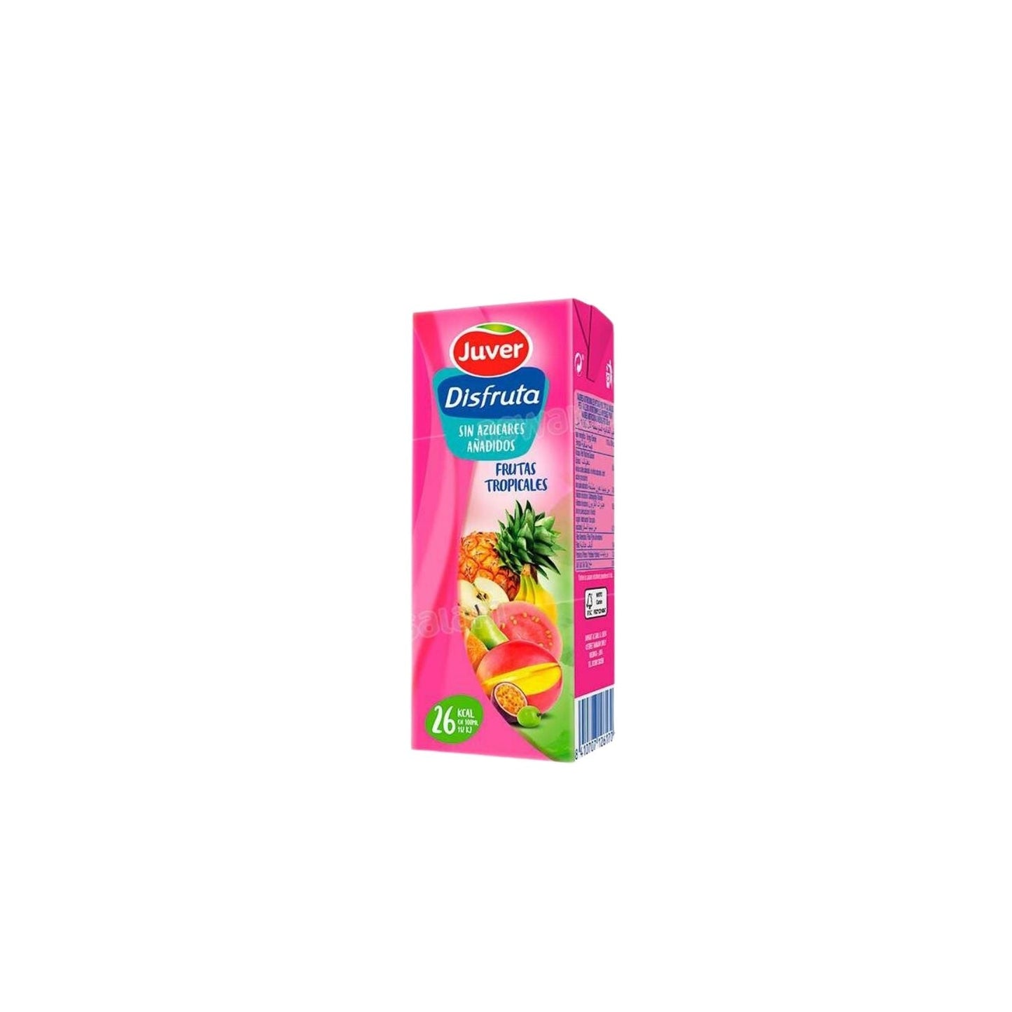 BEBIDA FRUTAS TROPICALES SIN AZUCAR 200 ML JUVER