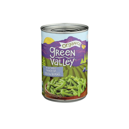 FRENCH CUT GREEN BEANS NO SALDT 14.25 OZ GREEN VALLEY