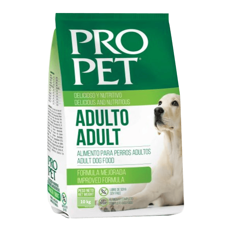 ALIMENTO P/PERROS ADULTOS 10 KG PRO PET