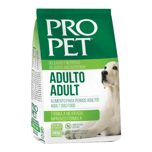 ALIMENTO P/PERROS ADULTOS 10 KG PRO PET