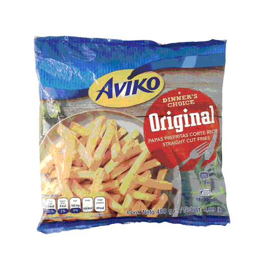 BATATAS FRITAS CONGELADAS 450 GR - AVIKO