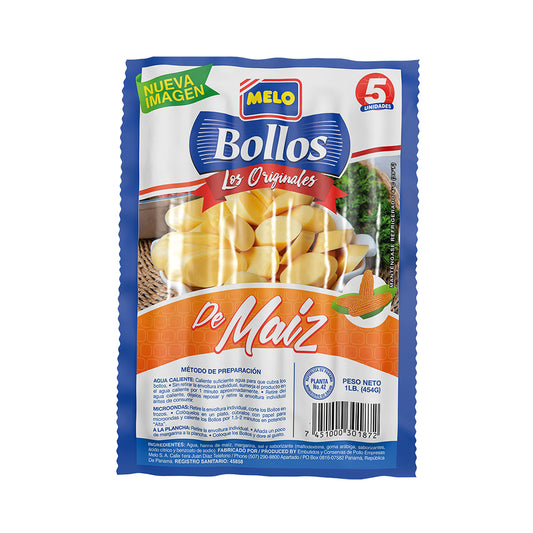 BOLLOS DE MAIZ MELO 454 GR