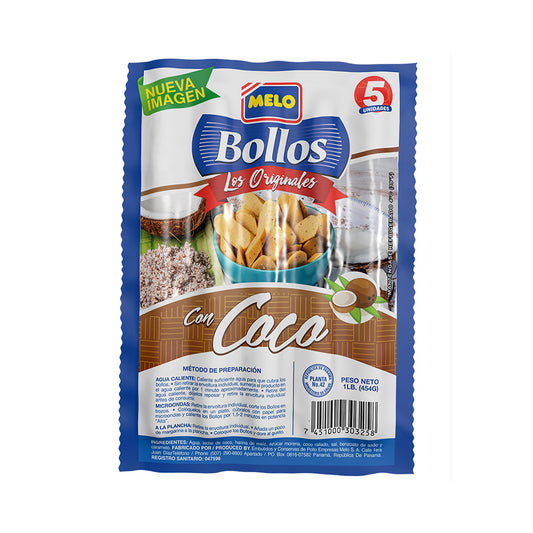 BOLLOS CON COCO 454 GR MELO