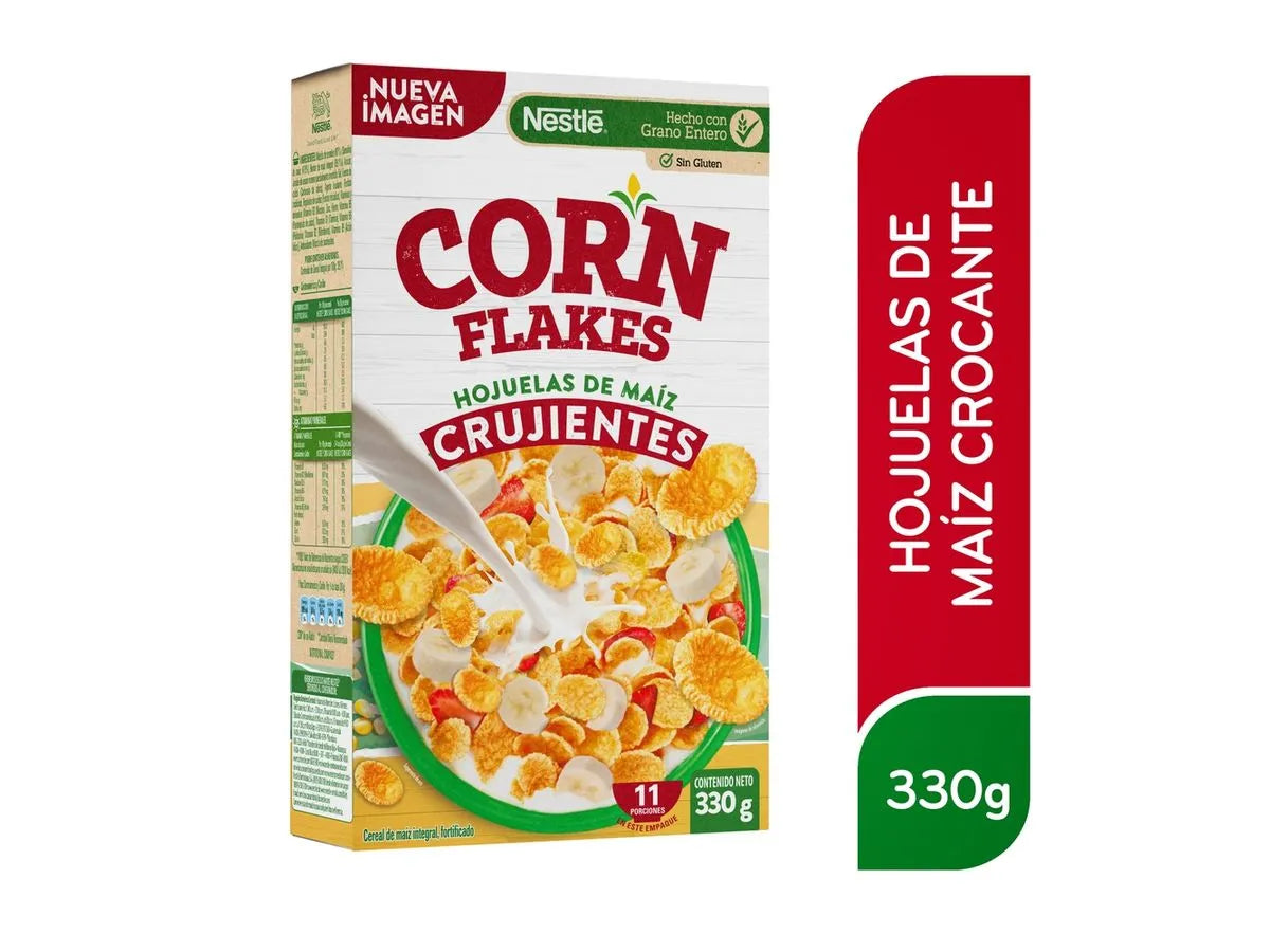 CEREAL CORN FLAKES CRUJIENTES 330gr - NESTLE
