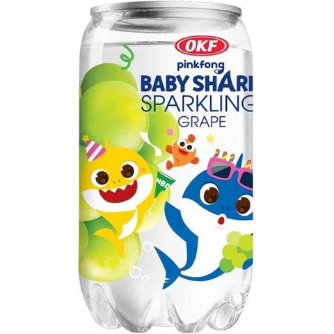 BABY SHARK SPARKLING GRAPE WATER 350ML OKF