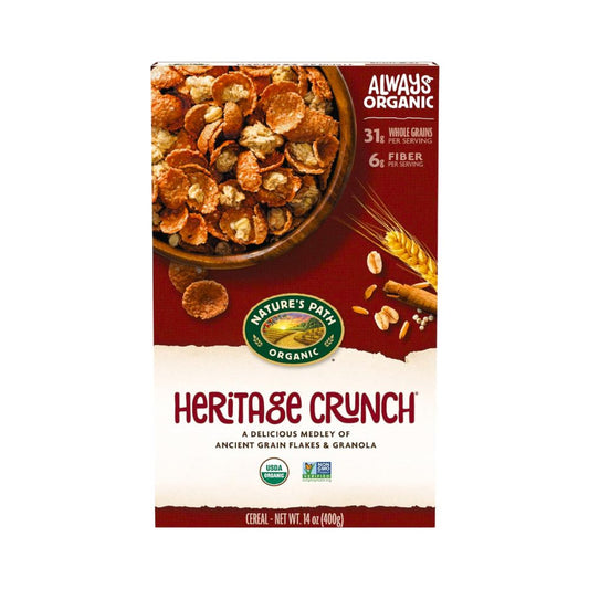 CEREAL HERITAGE CRUNCH GLUTEN FREE 13.25 OZ NATURE'S PATH