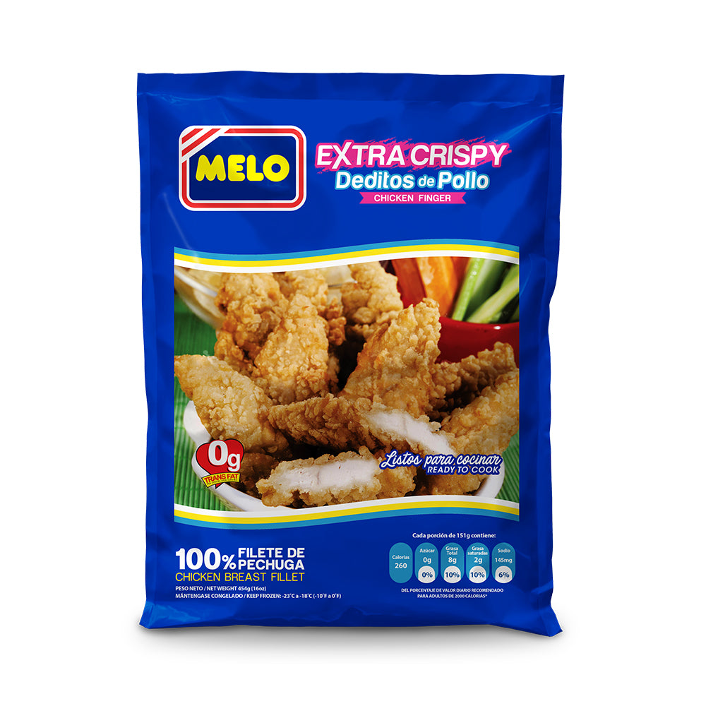 DEDITOS POLLO EXTRA CRISPY MELO