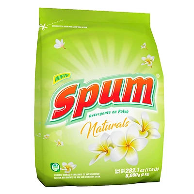 DETERGENTE EN POLVO NATURALS 8Kg - SPUM