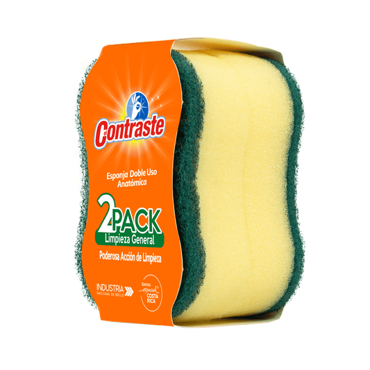 ESPONJA CON BRILLO ANATOM.2PACK - EL CONTRASTE