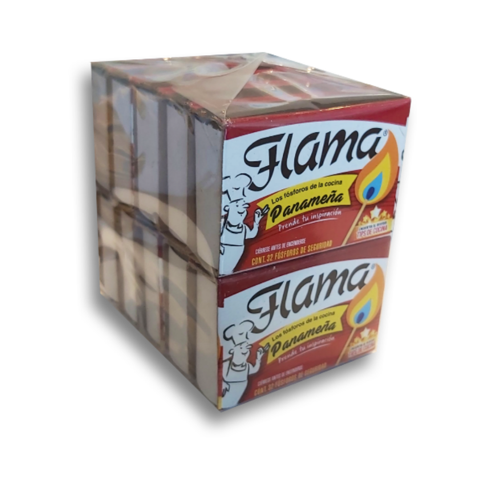 FOSFORO DE MADERA 10 PAQUET - FLAMA