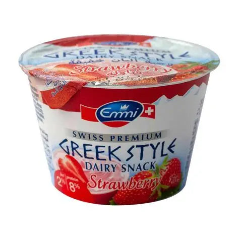 YOGURT GREEK STYLE 2% STRAWBERRY 150G GR EMMI