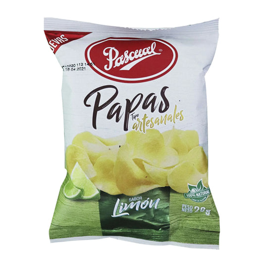 PAPAS LIMÓN 28gr - PASCUAL