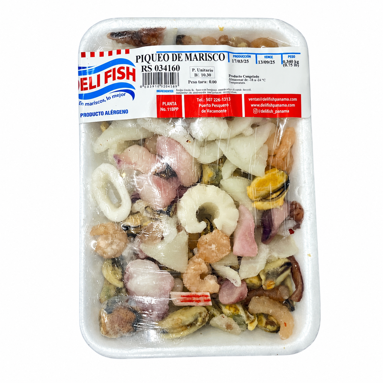 PIQUEO DE MARISCO EN BANDEJA DELI FISH POR KG