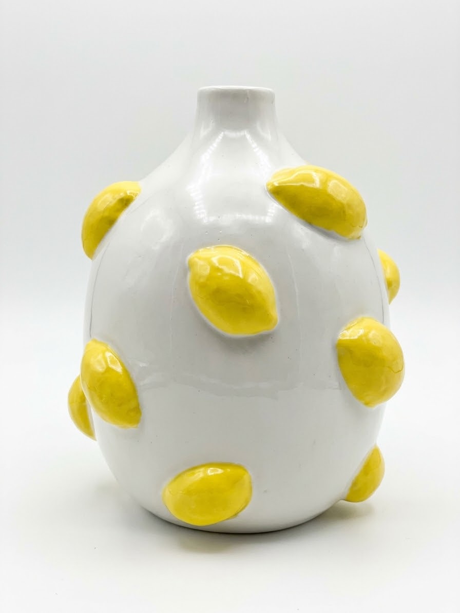 FLORERO LIMON 14.5X17.5 CM DECORE