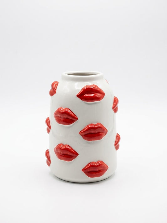 FLORERO DISENO LABIOS 15.2 CM DECORE