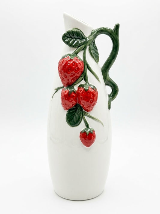 JARRON  DISENO FRESAS 10.3X27.7 CM DECORE