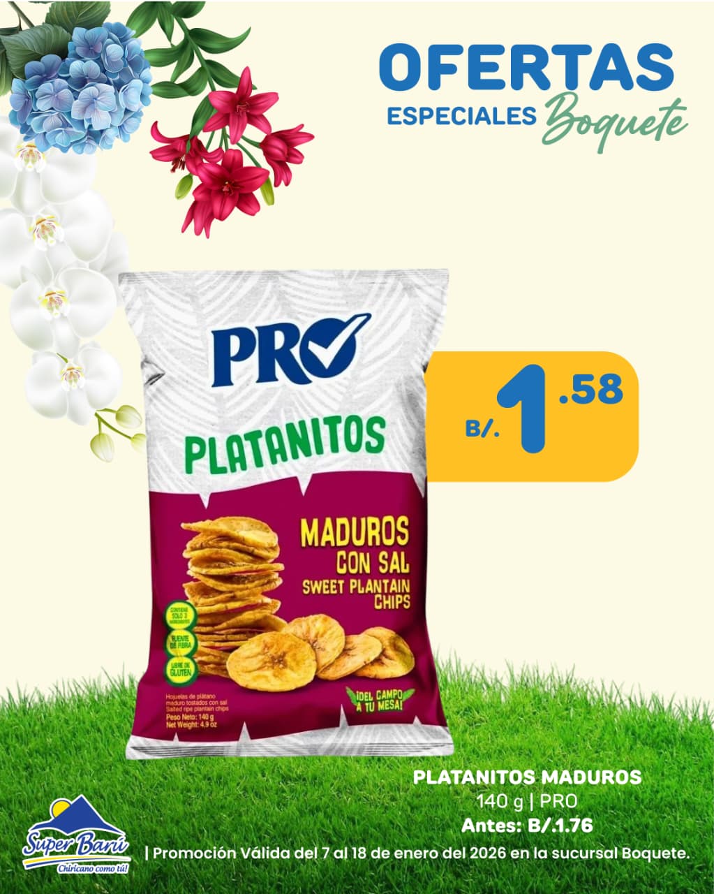 PLATANOS MADUROS NATURAL 140 GR PRO SNACKS