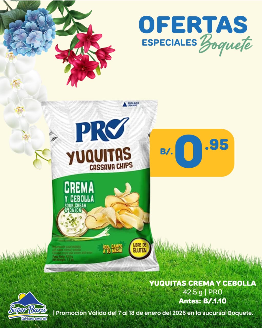 YUQUITAS CREMA Y CEBOLLA GLUTEN FREE 42.5 GR PRO
