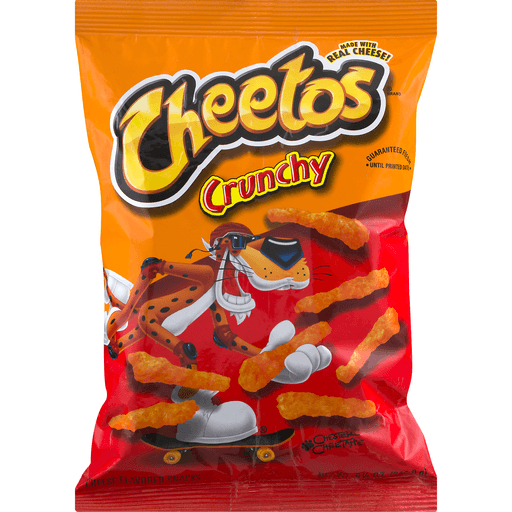 CHEETOS CRUNCHY CHEDDAR 8 OZ CHEETOS